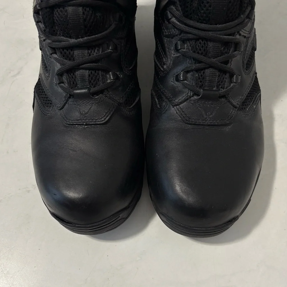 Thorogood Men’s 9.5W Black Leather Deuce Lace Up Waterproof Boots Hiking Outdoor